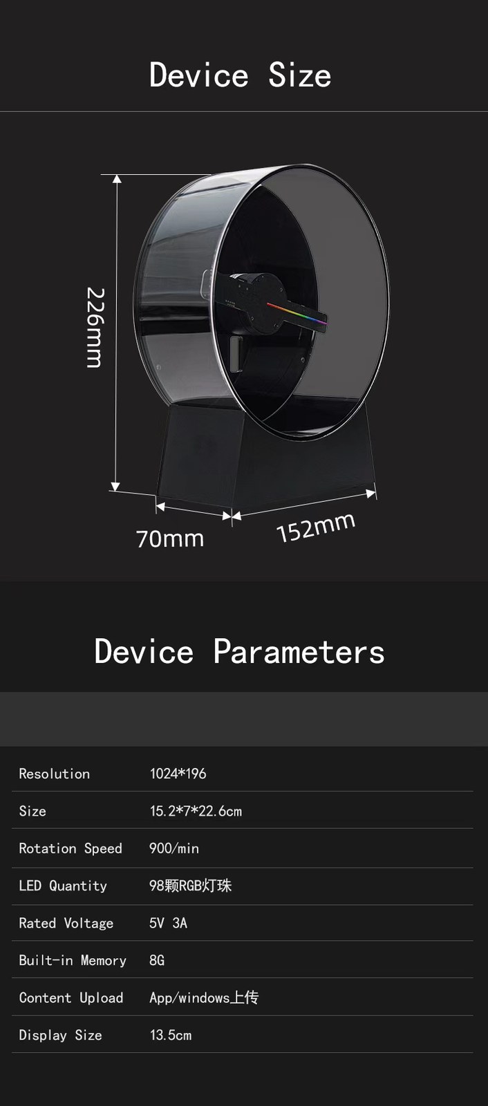 P14S 3D Holographic Display Box