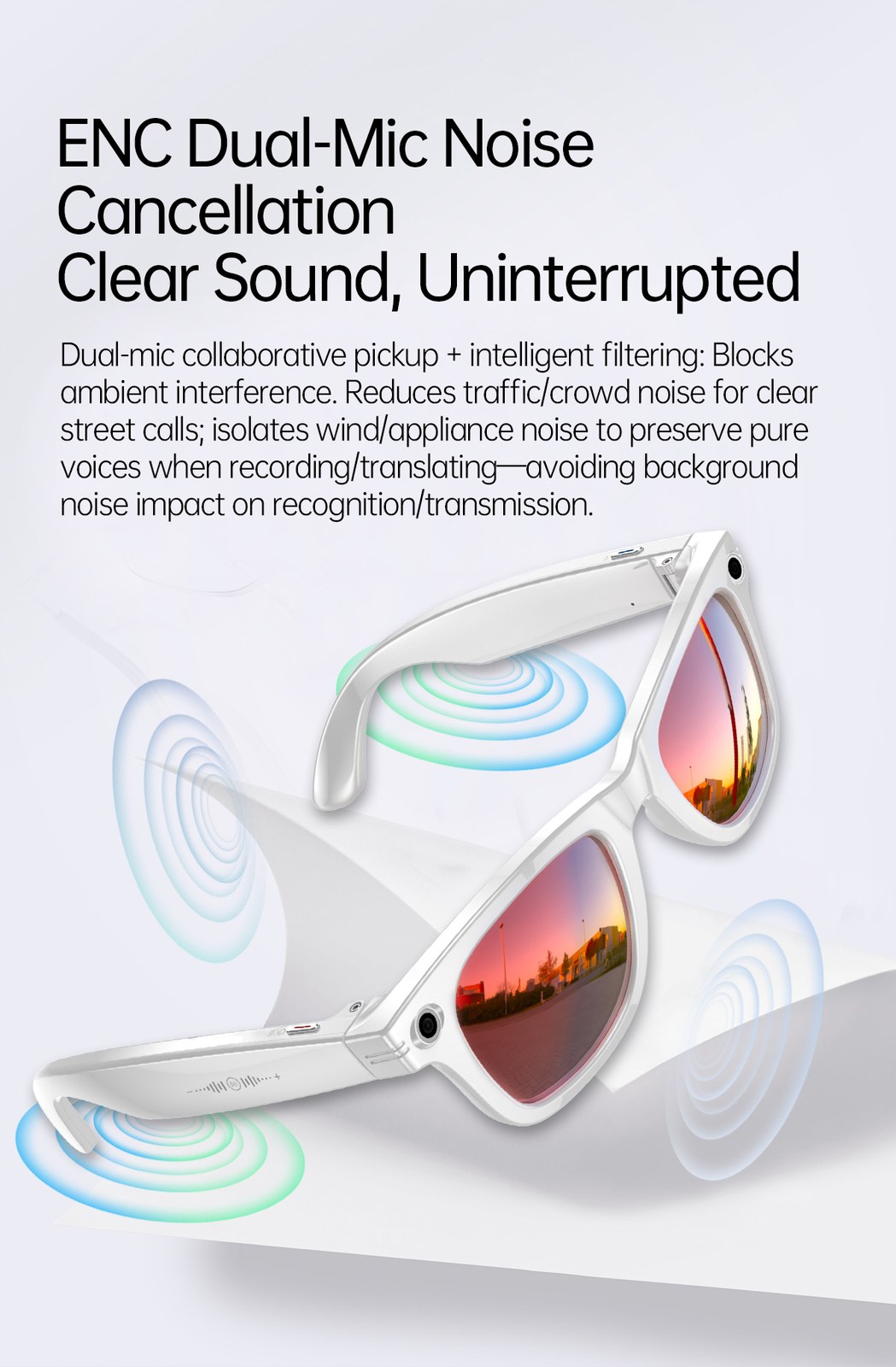 W620 AI Smart Camera Glasses