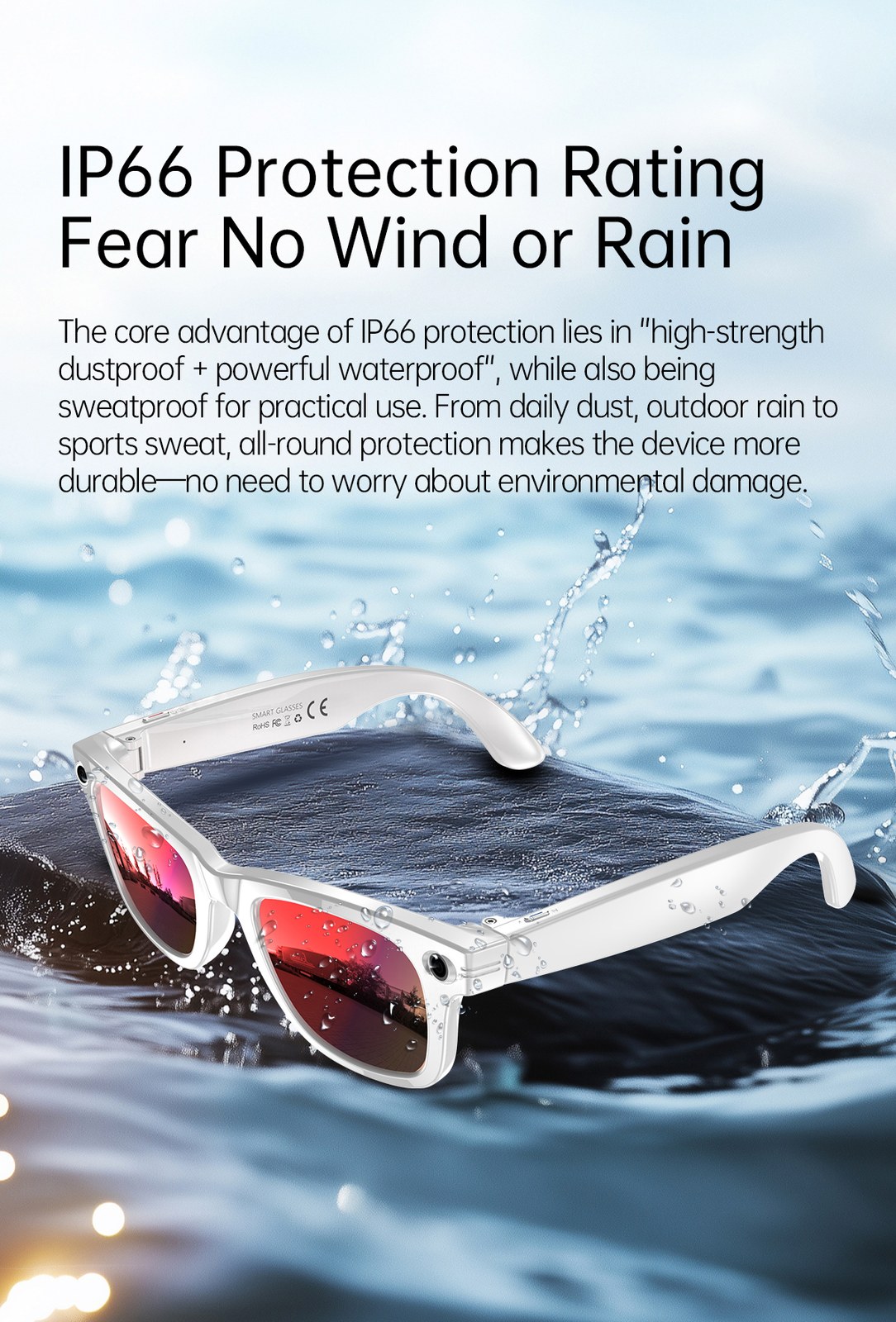 W620 AI Smart Camera Glasses