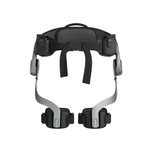 Powered walking assist exoskeleton front view